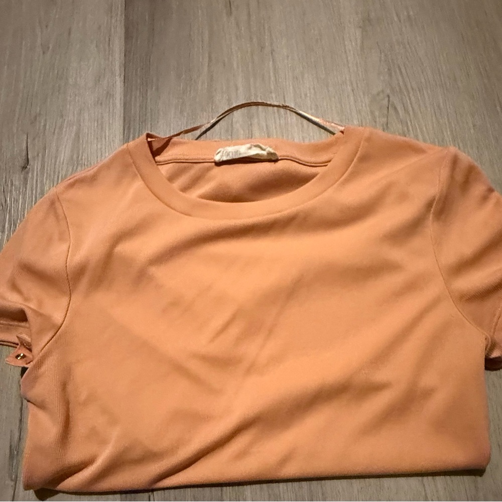 Elodie Peach Short Sleeve Tee